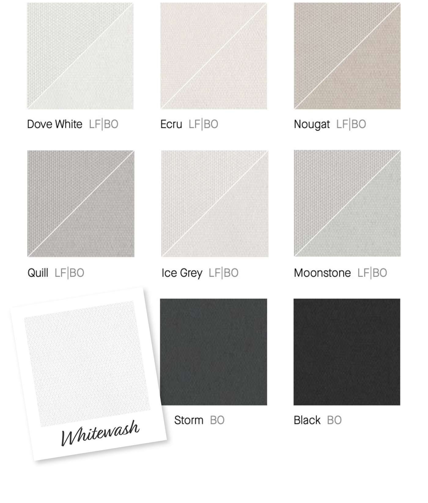 Texstyle Metroshade Collection Colours
